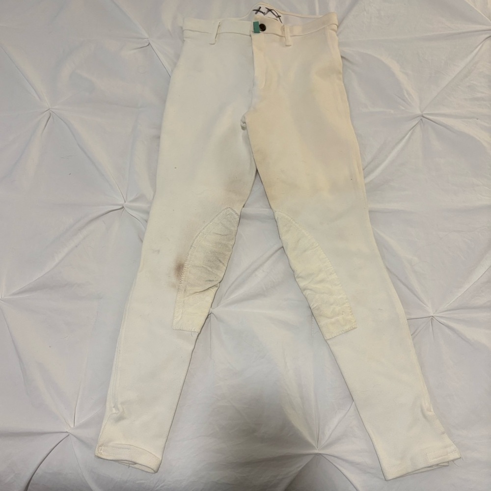 Women's White Riding Breeches Devon Aire